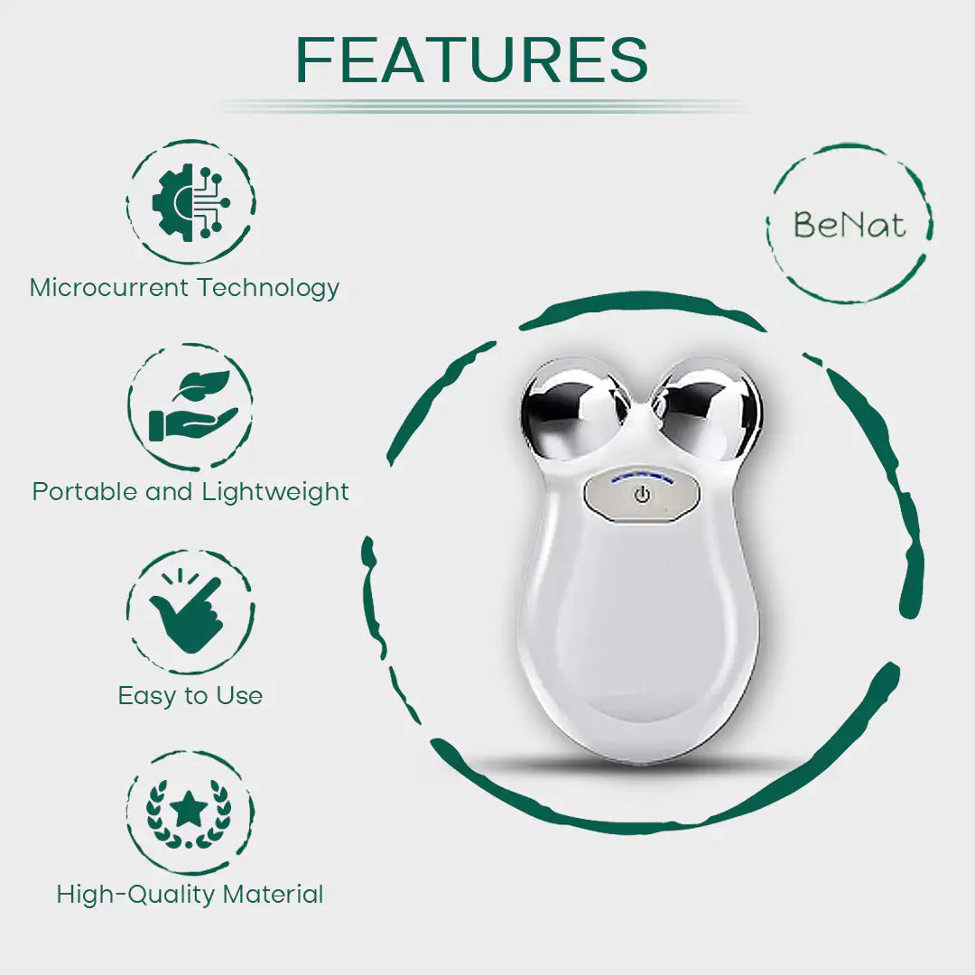 Microcurrent Facial Toning Massager - ✨Promotional Price Today Only✨