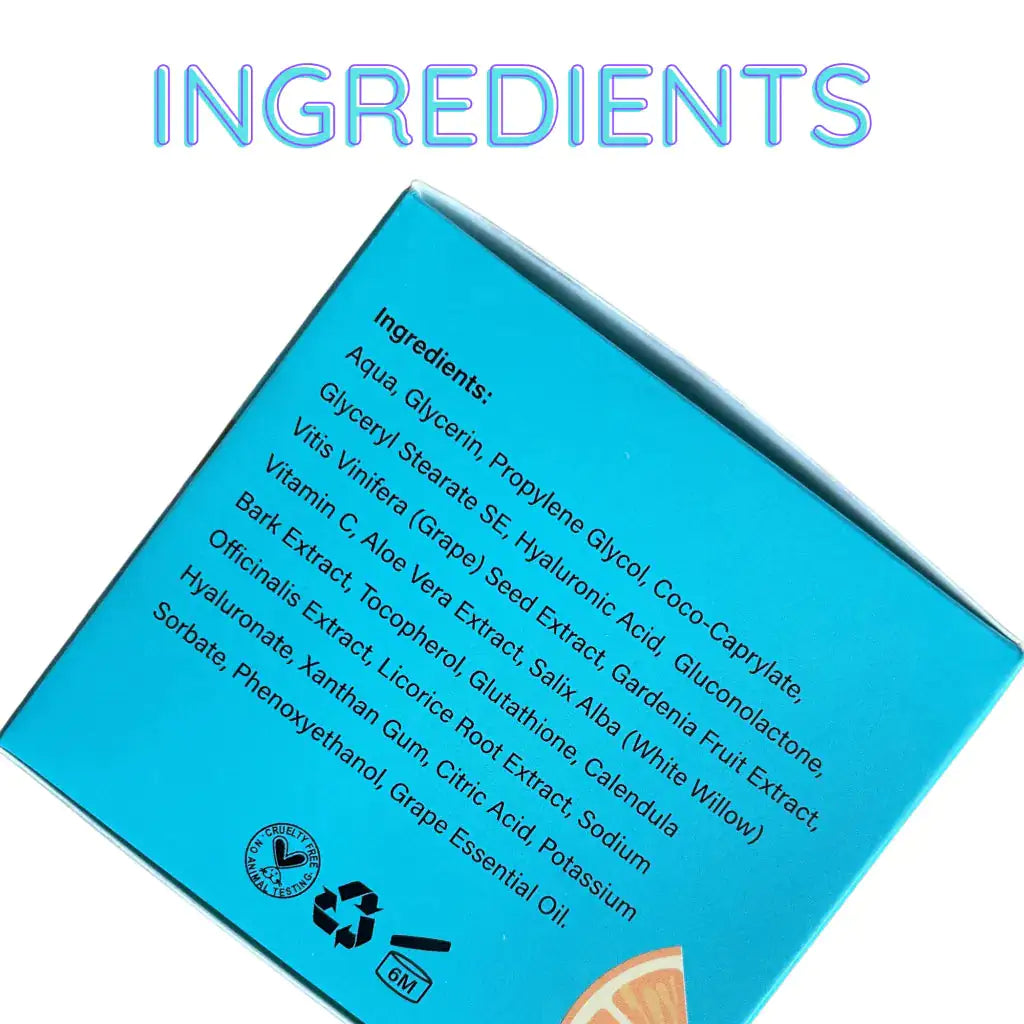 Overnight Hydrating Antioxidant Vitamin C Hyaluronic Acid Sleeping Facial Mask Large 4oz Size